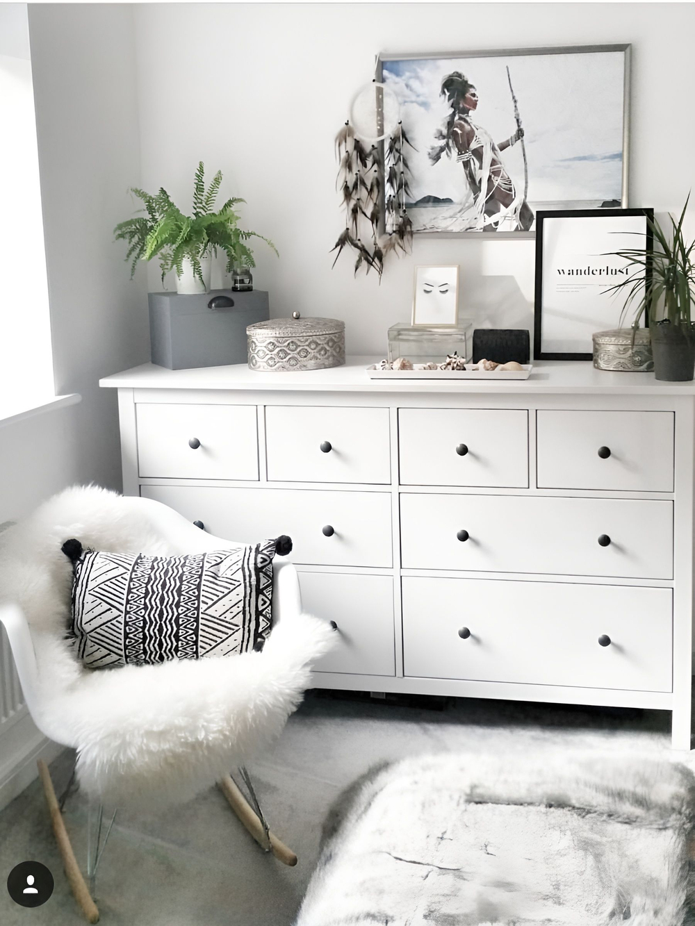 IKEA Комод КЫМОР 5 ящиков, HEMNES 58*131*40, белый, (ХЕМНЕС ИКЕА)