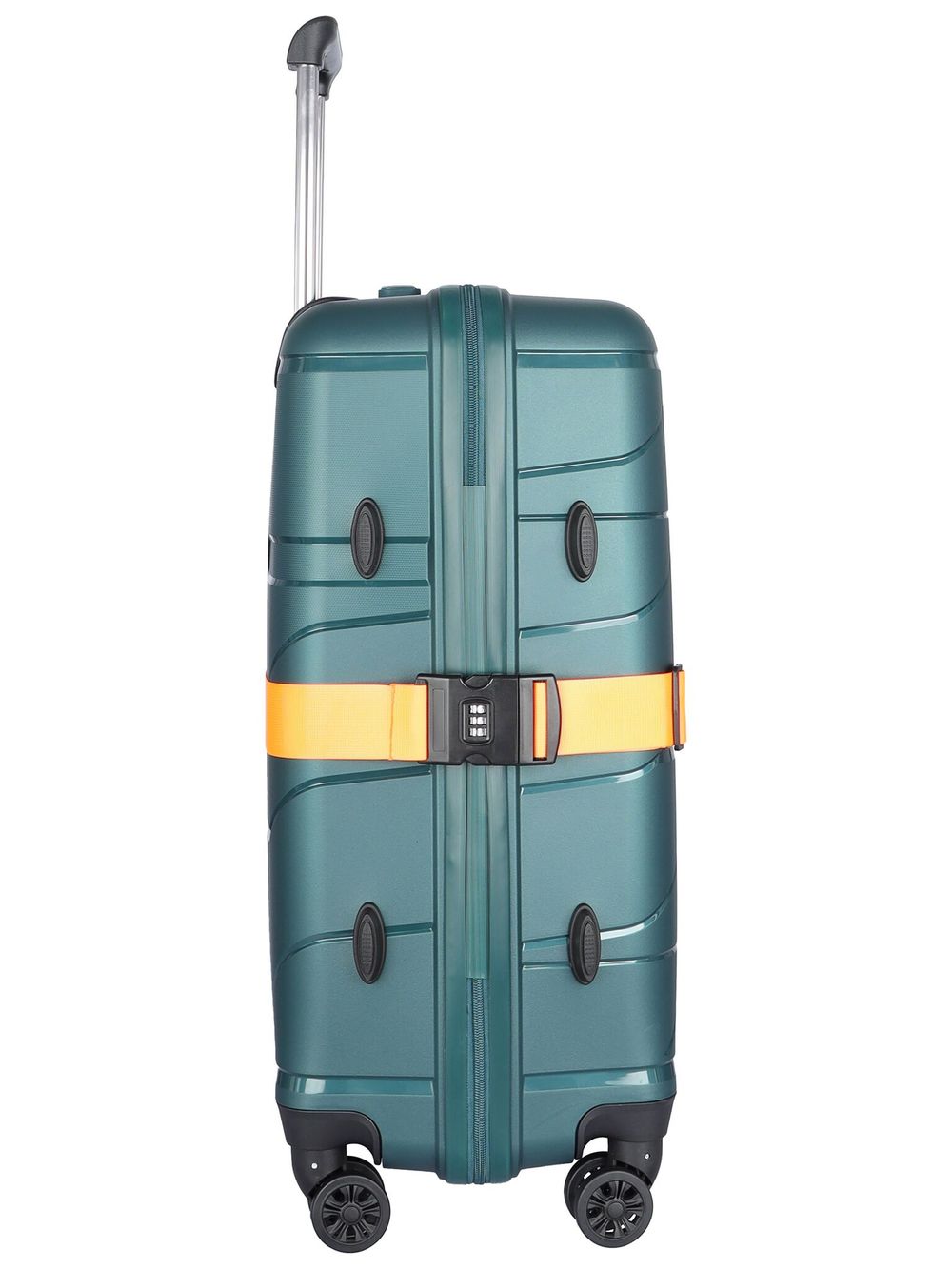 Чемодан 463 / С ремнем / Полипропилен