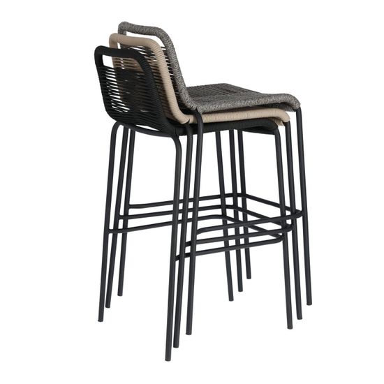 Барный стул Glenville 74 см черный Испания La Forma