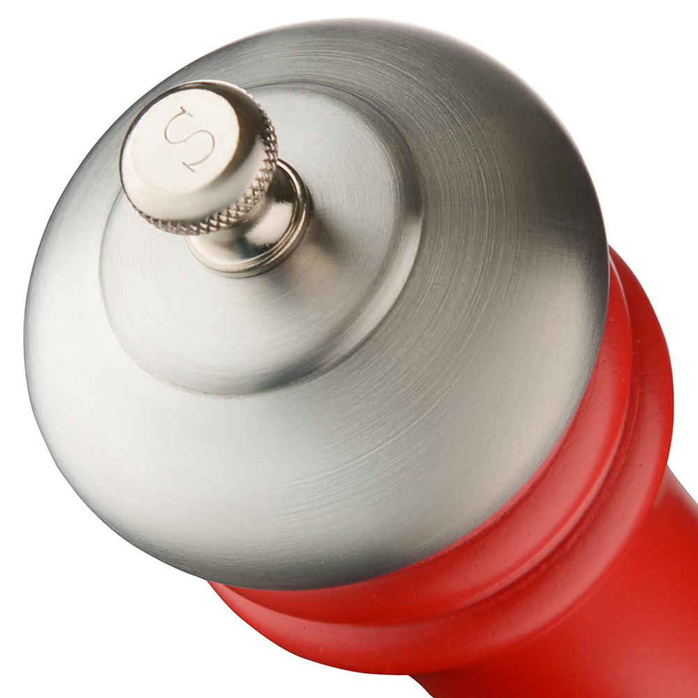 Мельница для соли 20см Smart Solutions красная матовая
