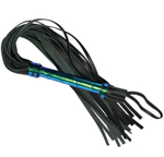 Черная плеть с голографической ручкой - 63 см. (Цвет: черный)