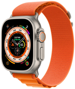 Умные часы Apple Watch Ultra 49 mm Titanium Case Orange Alpine Loop (M)