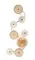 W2895A/9 SPRAY PAINT BRASS+CLEAR+AMBER (1) Настенный светильник  NW