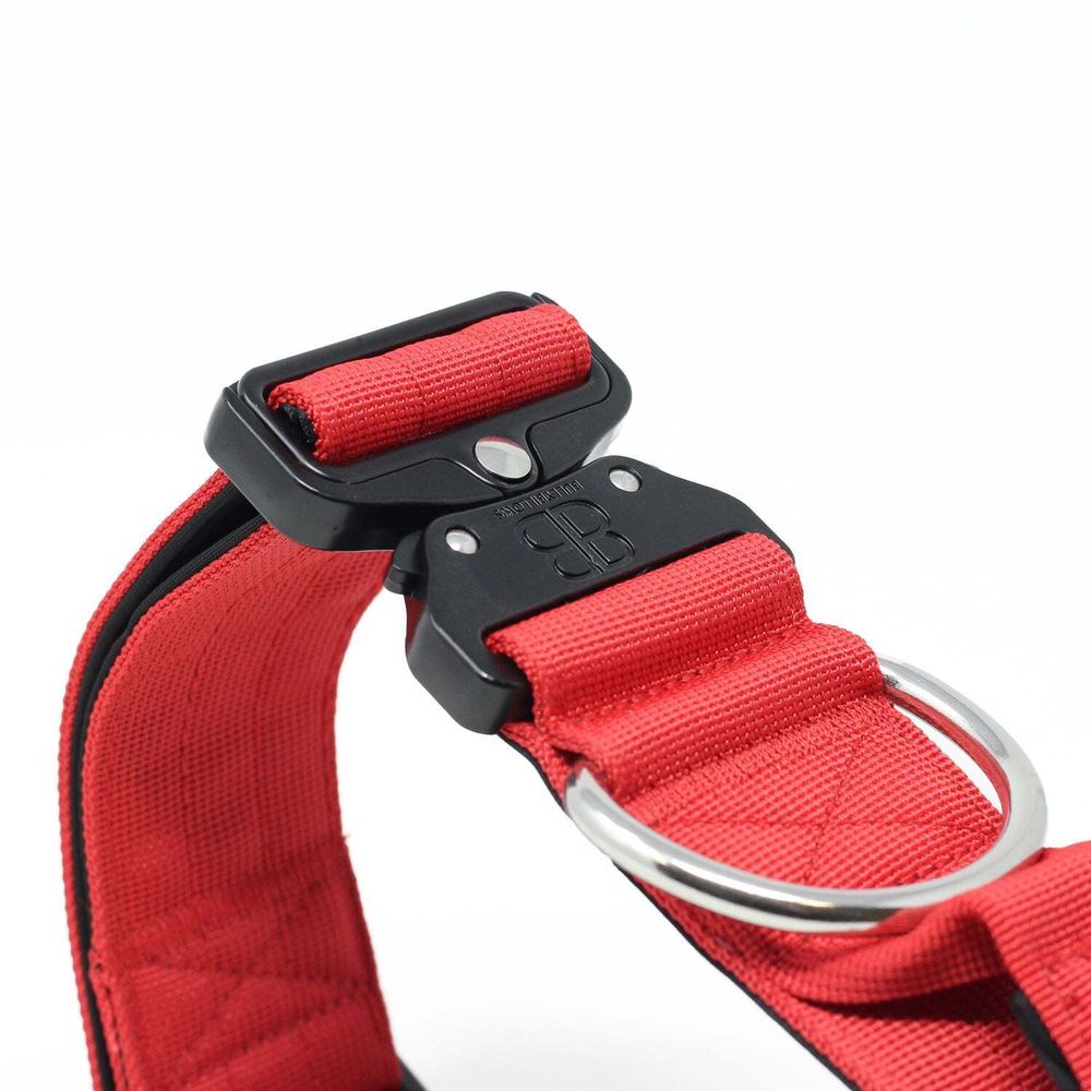 Ошейник Combat 5 см с ручкой BullyBillows