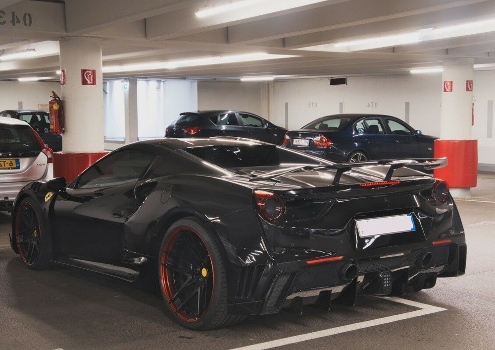 Карбоновое спойлер-крыло для Ferrari 488 GTB Spider 2015-2020 Феррари