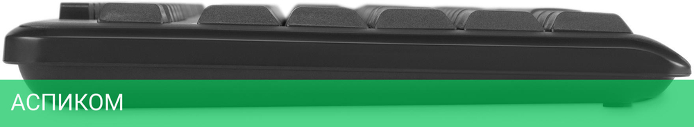 Клавиатура Oklick K225W черный (1875232)