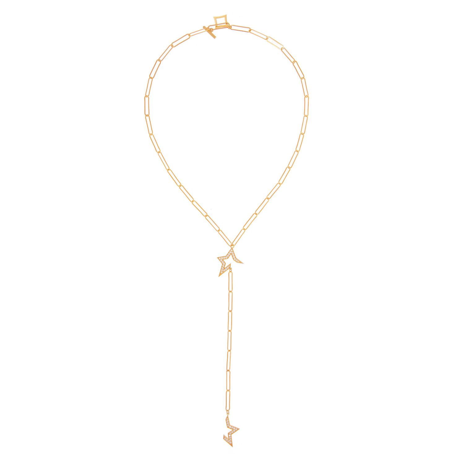 Колье Gold Star Tie Necklace