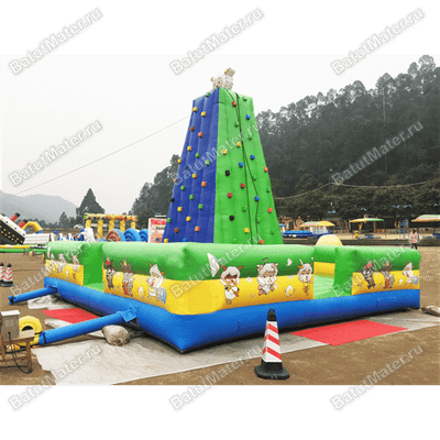 Коммерческий надувной скалодром "Великий покоритель вершин" 6*6*5 м