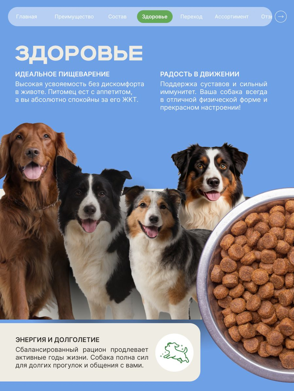 Корм сухой для взрослых собак породы Лабрадор-ретривер, с ягненком, 3 кг, QUATTRO