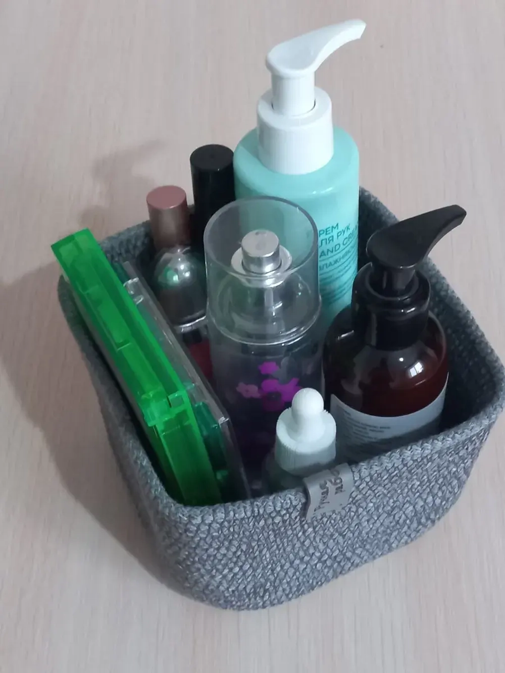 Органайзер плетеный для косметики