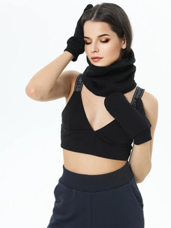 Снуд унисекс из футера с начесом