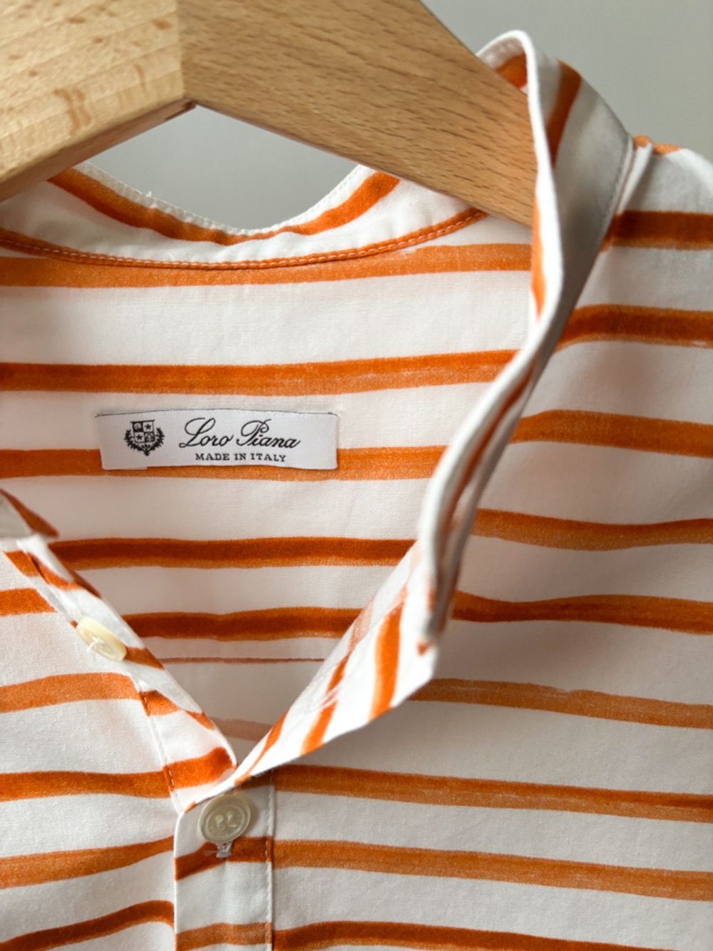 Новая хлопковая блузка Loro Piana, 116