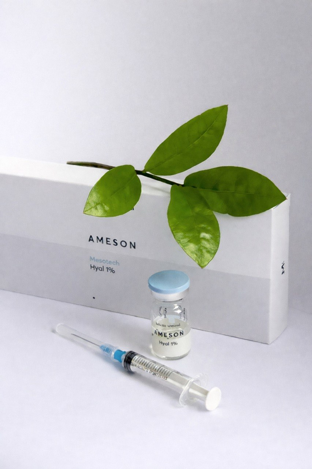 HYAL 1%-AMESON, КОНЦЕНТРАТ ГИАЛ 1% - АМЕЗОН, JULIETTE ARMAND. Обезвоженная и сухая кожа. Заполнение и восстановление структуры матрикса дермы. Мелкие морщины параорбитальной и периоральной области.