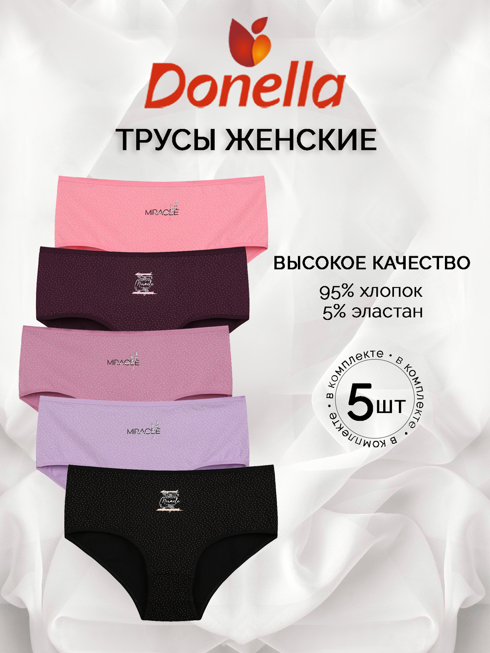 Трусы женские макси
