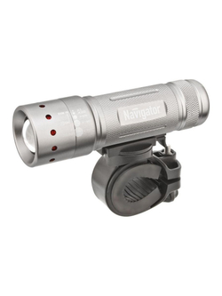 Фонарь 94 964 NPT-B01-3AAA велосипедный 2 крепл. CREE 1LEDх5Вт фокус блист. Navigator 94964