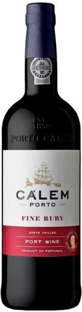 Портвейн Calem Fine Ruby Porto, 0,75 л.