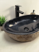 Раковина из речного камня RS-65630 59*35*15 0857