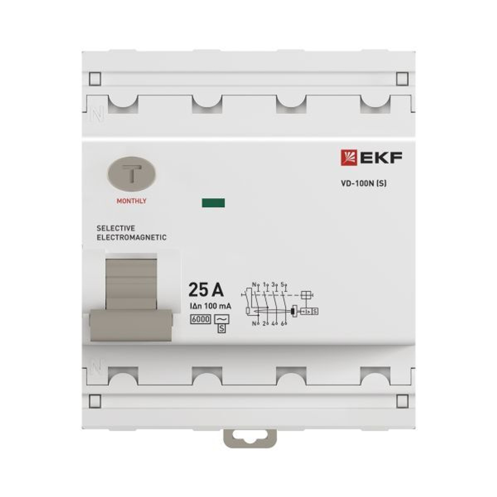 УЗО  EKF E1046MS25100