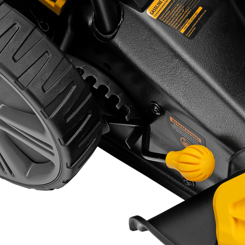 Газонокосилка бензиновая GLD-460SP, 146 куб.см., шир. 46 см,привод,7 уров.,травосб. 50 л// Denzel