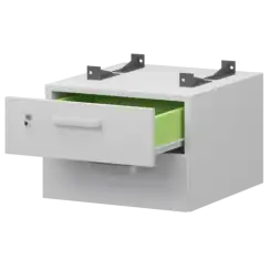 Тумба подвесная для столов на м/каркасе гл.600 мм СМТ-2ПД.60  428x468x332 Смарт