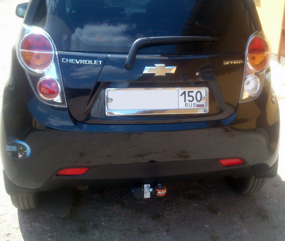 Фаркоп для Chevrolet Spark 2020-, Ravon R2 2016-2020, Chevrolet Spark 2011-2015 Тип шара: A. Нагрузки: 750/50 кг, CV 10