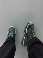 Кроссовки Adidas Adistar #9008 (сер.-зел.)