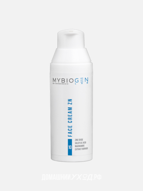 Крем матирующий для лица Face Cream ZN, MYBIOGEN, 50 мл