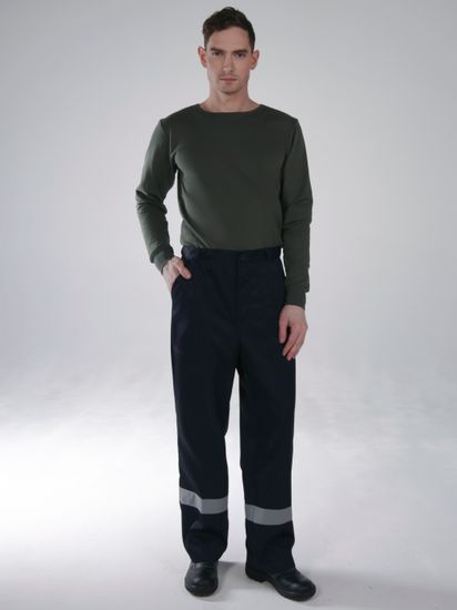 Костюм "Лигор-1" СОП брюки (т.синий/серый)