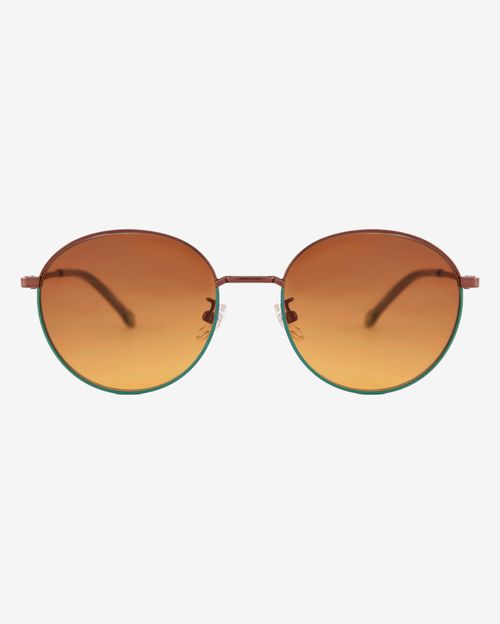 Очки солнцезащитные Spunky Round 2 Brown-Green. gradient brown