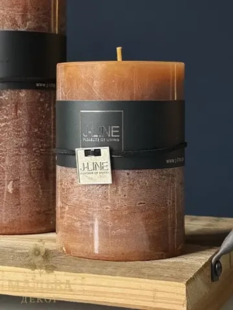 Свеча "Карамель" малая 7х7х10 см