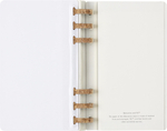 Еженедельник Moleskine SPIRAL Large 130х210мм PP 200стр спираль пробковая черный (DSSPB12MWH3)