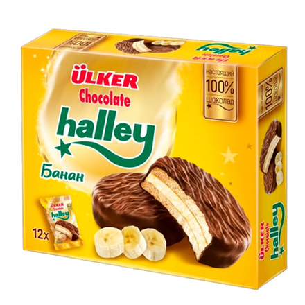 Печенье-сэндвич Ulker банан 336 гр