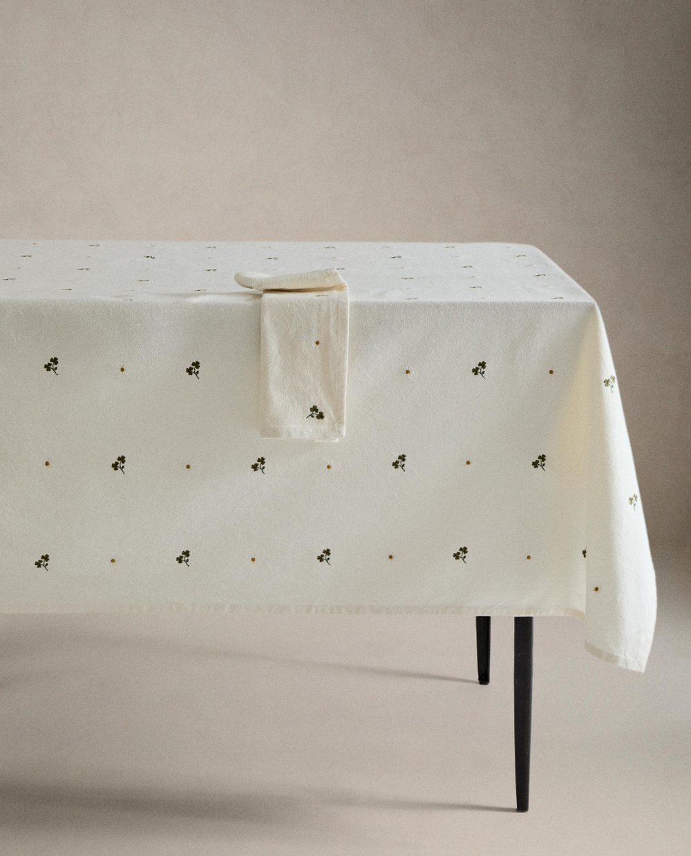 Zara Home скатерть из хлопка, вышивка, 250 150 см