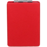 Зеркало косметическое двойное «ФРАТЕЛЛИ», прямоугольник, цвет красный, 9*6см (пакет с подвесом)