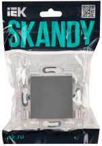 SKANDY Заглушка с суппортом SK-C01Gr серый IEK