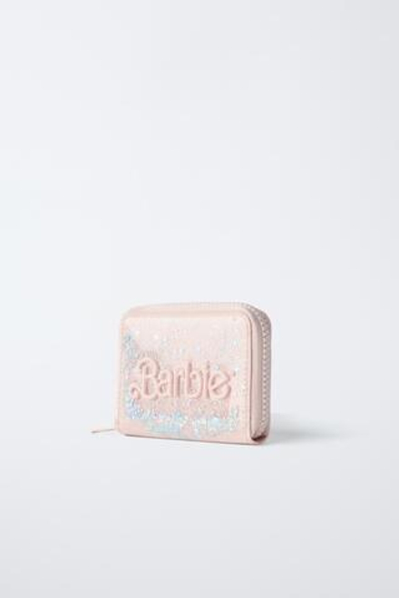 ZARA ВИНИЛОВЫЙ КОШЕЛЕК BARBIE™, РОЗОВЫЙ