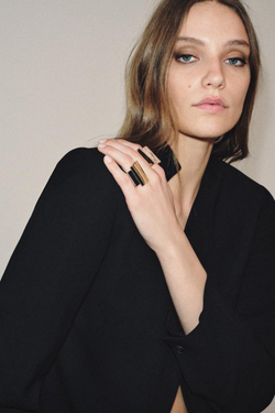 ZARA НАБОР КОМБИНИРОВАННЫХ МЕТАЛЛИЧЕСКИХ КОЛЕЦ, ЗОЛОТОЙ/СЕРЕБРЯНЫЙ