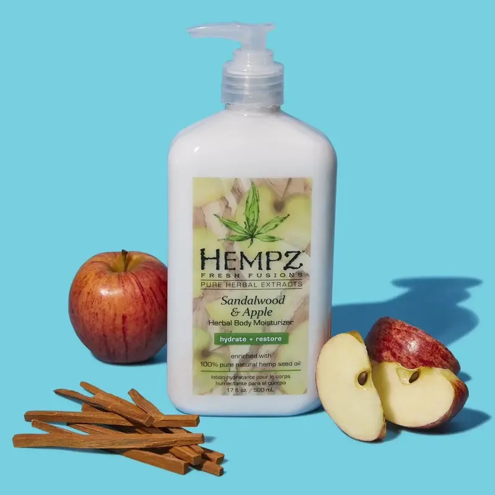 HEMPZ Sandalwood&Apple Herbal Body Moisturizer 500 ml