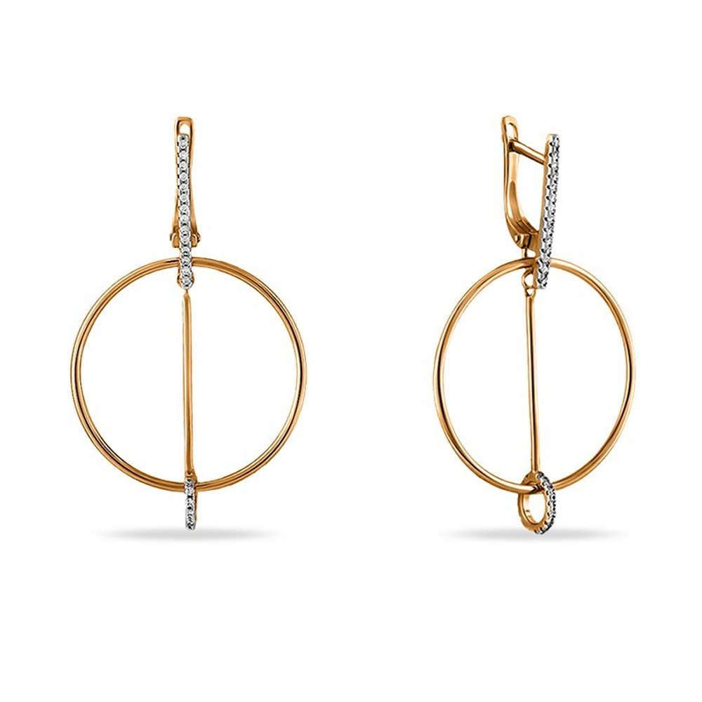 Серьги из золота 585 пробы