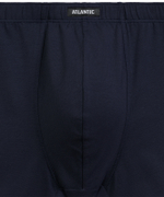 Мужские трусы шорты Atlantic, набор из 3 шт., хлопок, баклажановые + зелёный лес + темно-синие, 3MH-048