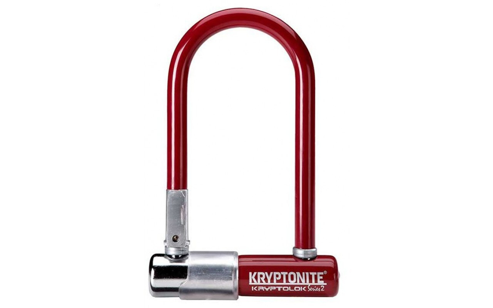 Замок на ключе для велосипеда Kryptonite U-locks KryptoLok Series 2 Mini-7 w/ FlexFrame bracket