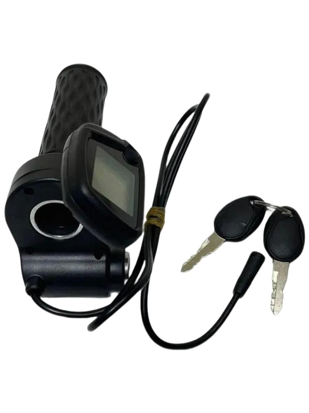 Ручка газа с дисплеем и замком зажигания 7pin для Kugoo Wish 01