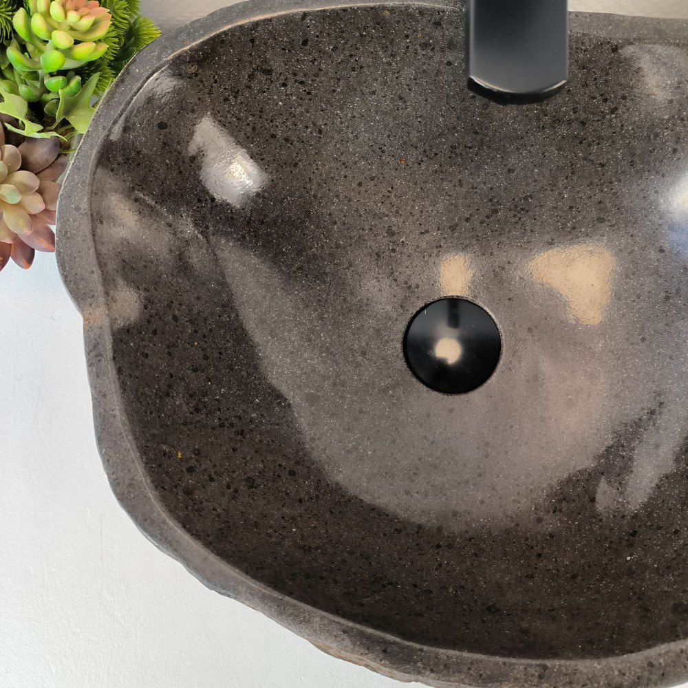 Раковина из речного камня RS-65371 45*37*15 0856