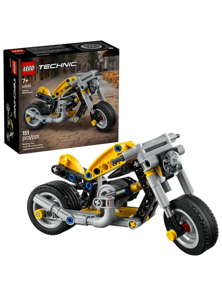 Конструктор Technic 42225 Желтый мотоцикл