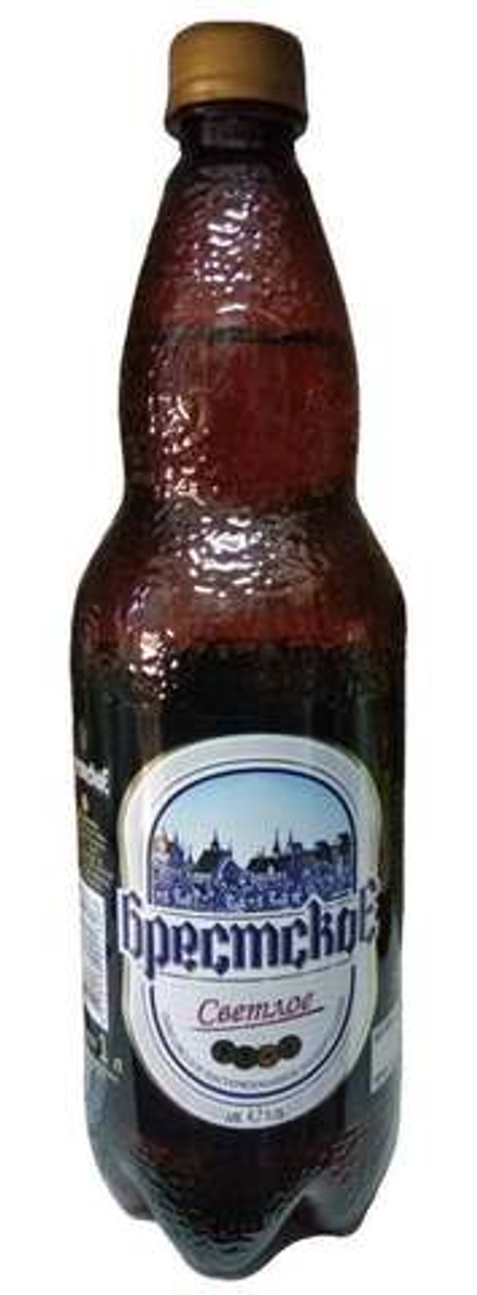 Пиво "Брестское светлое" 1 л. пэт Брест