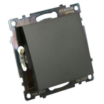 Переключатель перекрестный 1-клавишный (механизм), 250В, 10А, серия Катрин, графит, GLS10-7110-06 49416