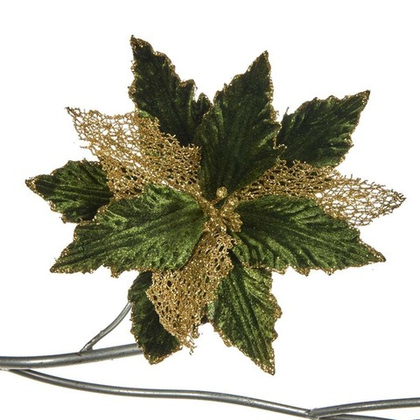 Зелёная пуансеттия [Арт.FL 18002]