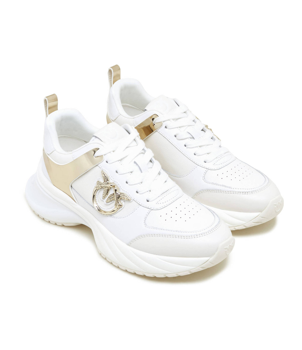 Кожаные кроссовки ariel Pinko - белый(SS0027 P025)