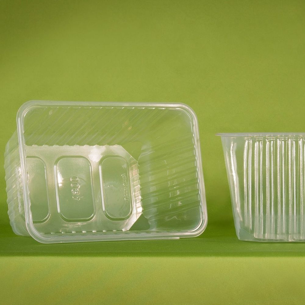 Контейнер с крышкой КЛАРИТИ 1500г ПЛОСКИЙ (100) 186