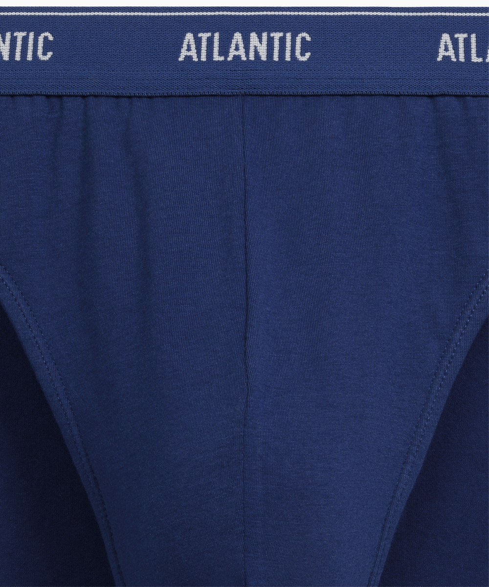 Мужские трусы слипы спорт Atlantic, набор 2 шт., хлопок, бирюзово-зеленые + темно-голубые, 2RMP-094